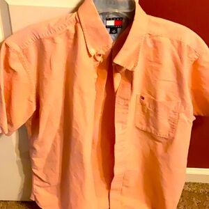 Tommy Hilfiger, button up short sleeve dress shirt ￼